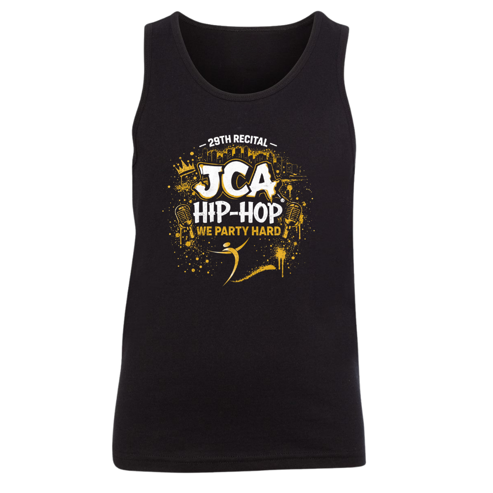 JCA Hip Hop Youth Tank (Black)