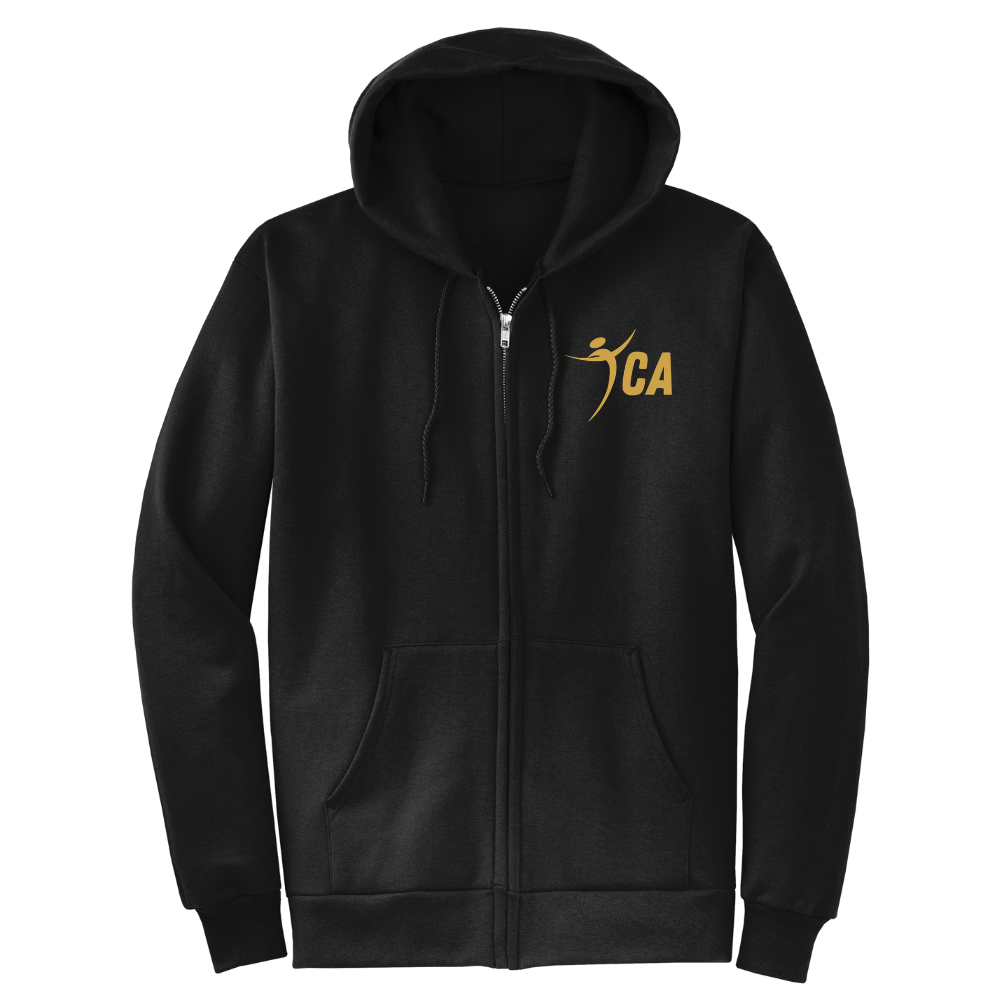 JCA - ZIPPER  HOODIE (Black)