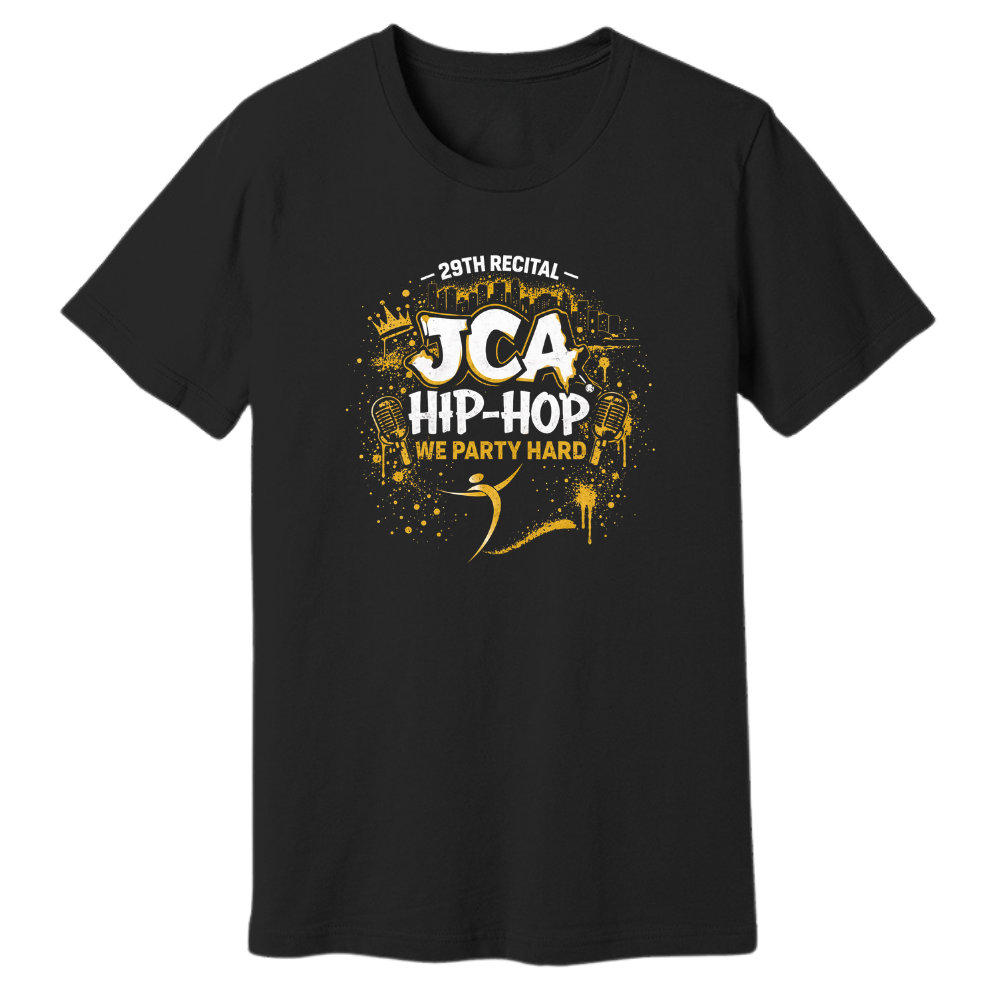 JCA Hip Hop T-Shirt  (Black)